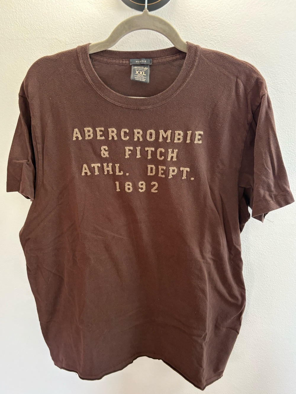 Abercrombie & Fitch Brown Muscle T-shirt XXL